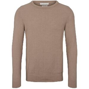 BY GARMENT MAKERS Sustainable; obviously! Unisex The Organic Waffle Knit Sweater, taupe (light taupe), S