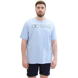 TOM TAILOR Heren T-shirt, 35271 Windsurf Blue, XXL