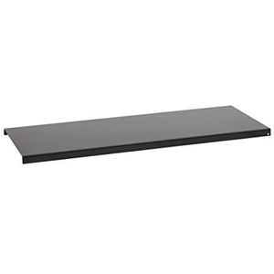 Wesco Rack System Smart plank 120 van gepoedercoat aluminium, flexibel uitbreidbaar, in de kleur: zwart, afmetingen: 1158x208x16 mm, A74501120-62