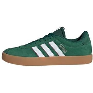 adidas Heren VL COURT 3.0 SHOES, Dark Green/Cloud White/Burgundy, 42 2/3 EU