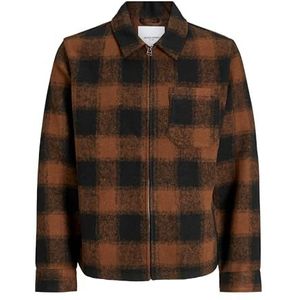 JACK & JONES Heren Jjhank Shacket, Monks Robe, S, Monks Robe, S