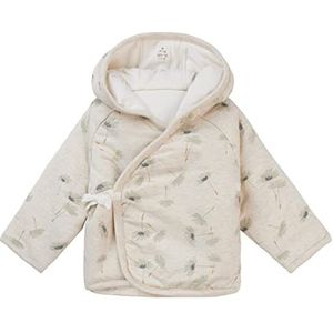 Noppies Baby Unisex Baby Indoor Jacket Monette Reversible Pullover RAS1202 Oatmeal-P611, 74, Ras1202 Oatmeal - P611, 74 cm