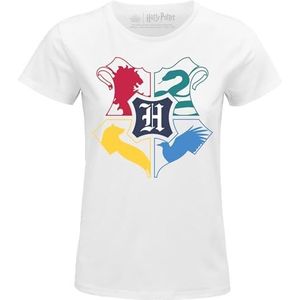 HARRY POTTER T-shirt voor dames, Wit, L