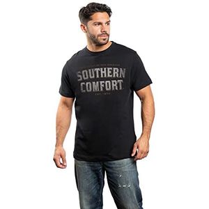 Petrol Heads Heren SOCO Logo T-Shirt, Zwart, Groot