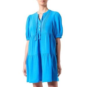 VERO MODA VMNATALI 2/4 LACE Short Dress WVN GA SPE, Ibiza Blue., XL