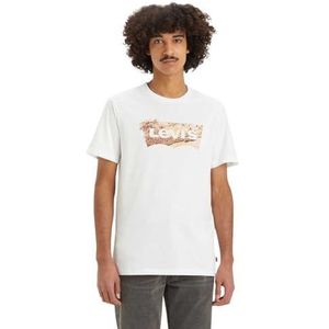 Levi's - Graphic Crewneck Tee - Katoen - Tropical Batwing Wit