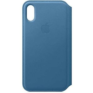 Apple Leren Folio-hoesje (voor iPhone XS) - Cape Cod-blauw