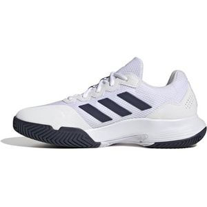 adidas Gamecourt 2 Omnicourt Sneaker voor heren, Ftwr Wit Grijs Twee Ftwr Wit, 45 1/3 EU