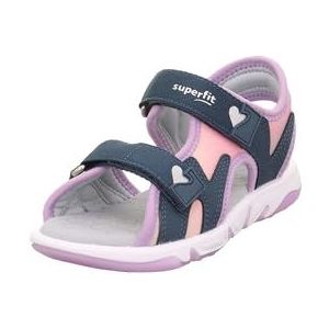 Superfit Pebbles sandalen voor meisjes, Blauw lila 8000, 25 EU Weit