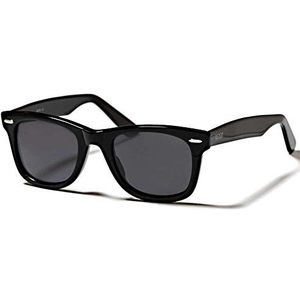 Ocean Sunglasses Fashion Cool gepolariseerde zonnebril voor dames en heren, uniseks, volwassenen, glanzend zwart, 45/10/140