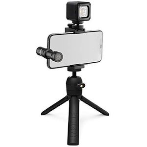 RØDE Vlogger Kit Complete mobiele filmmaker met hoogwaardige microfoon, statief, LED-lamp en accessoires voor het maken van content (voor smartphones met USB-C-connector)