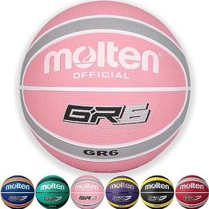 Molten Youth Molten BGR6-WPS Basketbal, roze/zilver, maat 6
