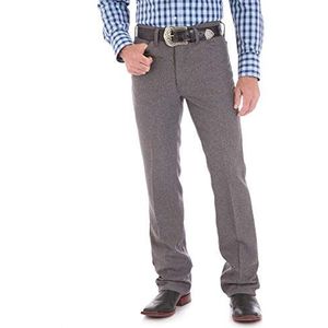 Wrangler Jurk voor heren, jeansvrancher 00082GY-32 x 32 Wrancher Dress Jean, normale pasvorm, lengte: 32, donkerbeige, 32 x 36 cm, Eén maat, Grijs, 31W / 32L