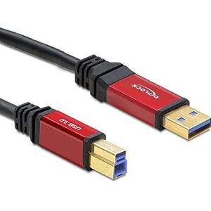 Delock kabel USB 3.0 type-A-stekker > USB 3.0 type-B-stekker 5 m premium