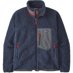 Patagonia M's Classic Retro X Jkt jas voor heren, marineblauw met wax-rood, S