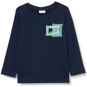 s.Oliver Jongens T-shirt met lange mouwen, blauw, 92 cm