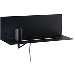 Paulmann 96775 wandlamp Devara USB C max. 40W dimbaar 400x170mm zwart mat metaal E27