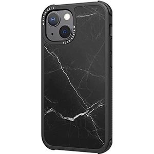 Black Rock - Hoes robuust Marble Case geschikt voor Apple iPhone 13 Mini I telefoonhoes, cover (zwart)