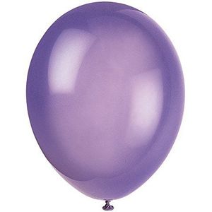 Unique Party 56855 latex ballonnen, 30,5 cm, klassieke middernachts, 50 stuks, violet-midnight purple