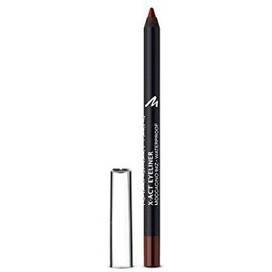 Manhattan X-Act Eyeliner Pen, Bruine eyelinerstift voor de ideale eyeliner, waterbestendig, kleur Moccacino 94Z, 1 x 1g