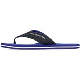 TOMMY HILFIGER - HILFIGER NYC BEACH SANDAL - Slippers - Blauw - Materiaal: Rubber