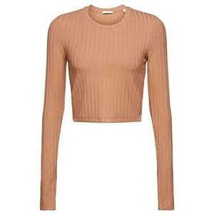 ESPRIT T-shirt voor dames, 264/Licht Taupe 5, XL