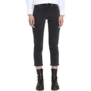 TOM TAILOR Dames Kate Straight Jeans van biologisch katoen 1027359, 10240 - Black Denim, 26W / 28L