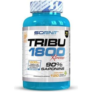 TRIBU 1800 | 1800 mg tribulus terrestris per dagelijkse dosis met 90% saponines | testosteron-compressor | 120 plantaardige capsules