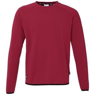 uhlsport ID sweatshirt zonder capuchon - voor kinderen en volwassenen - voetbal-sweatshirt, bordeaux, XXL