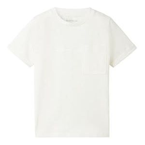 TOM TAILOR T-shirt voor jongens, 12906 - Wool White, 128/134 cm