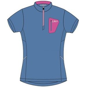 CMP Elastische fiets-T-shirts voor dames, Provence, 50 NL