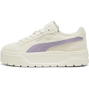 PUMA Karmen Ii Sneaker voor dames, Frosted Ivory Pale Plum, 40.5 EU