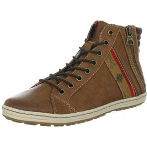 s.Oliver Casual sneakers voor dames, Bruin Braun Camel 310, 38 EU