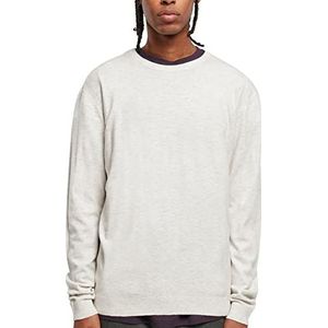 Urban Classics Men's Eco Mix sweatshirt, lichtgrijs, L, lichtgrijs, L