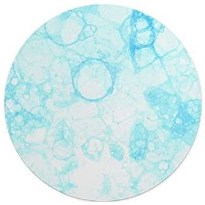 Questo Casa, Ronde digitaal bedrukte muismat, antislip onderkant, voor kantoor en thuis, diameter: 22 cm