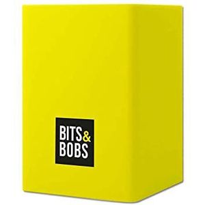 Grafoplás Siliconen stift, neongeel, 9,5 x 6,5 x 6,5 cm, perfect voor op het bureau, bits en bobs pop-up design, neonkleuren