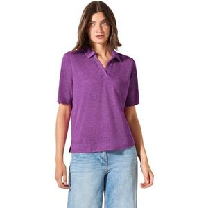 Cecil T-shirt voor dames, Magenta Lacquer, XS