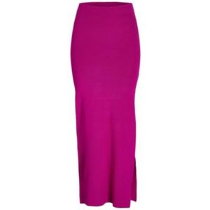 JACK & JONES Jxdahlia Long Rok Gebreide rok voor dames, Fuchsia red., M