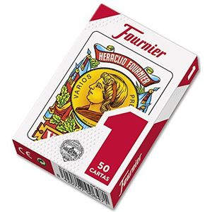 FOURNIER F20991 - Spaans deck nr. 1, 50 kaarten, gesorteerd: willekeurige kleuren