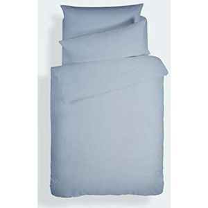 Bianca Plain Dyed Denim Beddengoedset, 135 cm, 100% percale katoen