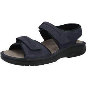 Berkemann Fabian damessandalen, zwart-blauw, 44,5 EU, zwartblauw, 44.5 EU