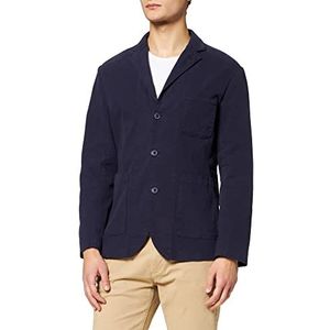 Hackett London Heren Hkt Gmd Stretch Suit Jacket, Blauw (Navy 595)), 23 (maat: 38/Lang), Blauw (marine 595)