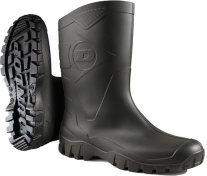 Dunlop K500011-Dunlop Dee Rubberen laarzen, Volwassenen, Zwart, 37 EU