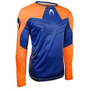 Ho Soccer Ikarus keepersshirt met lange mouwen zonder voering, uniseks, volwassenen, oranje/blauw, M