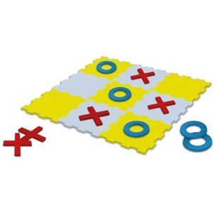 Sport1 One The Sport Maker - Sport1 kindertapijt Madmat Tris puzzel, kleur groen/pastelgrijs, set 9-delig 30x30x1cm, 705000081