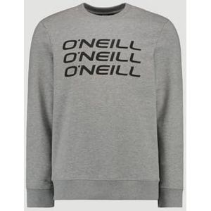 O'Neill Heren Triple Stack crew sweatshirt, Silver Mel, XS