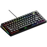 Glorious Gaming GMMK 3 PRO: Custom Mechanical Keyboard, TKL 75%, aluminium behuizing & pakkingsysteem, hotswappable MX-switches, geluidsdempend schuim, custom keycaps, Amerikaanse QWERTY, Zwart