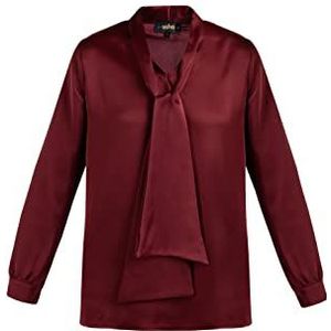 Idony Dames slip blouse 17329911, Bordeaux, XXL, bordeaux, XXL