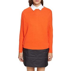 ESPRIT Dames 993EE1I306 Trui, 635/ORANGE RED, XS, 635/oranje-rood, XS