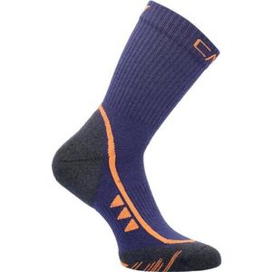 CMP - Kids Trekking Sock Mid Supersoft 50 - Sokken - B.Blue-Flame
